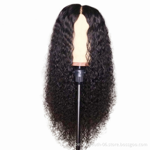 Beauty Youth kinky curly lace front wig human hair wholesale virgin hair vendors 13x4 remy hair